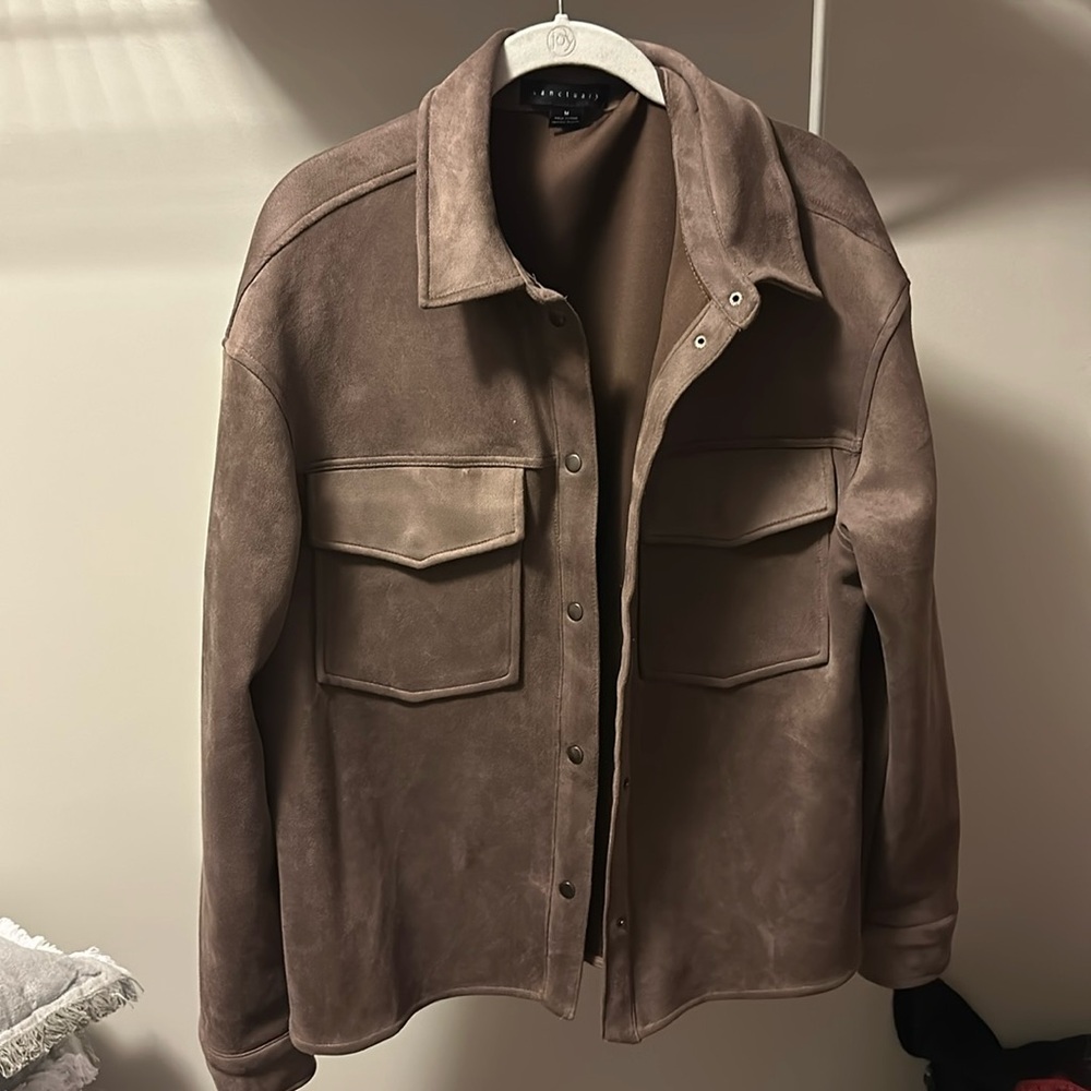 Sanctuary Tan Suede Shacket